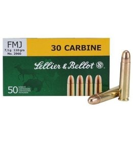 Sellier & Bellot 30 Carbine 110gr FMJ (50pk)