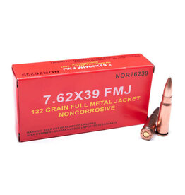 Norinco Norinco 7.62x39mm 122gr FMJ Non-Corrosive (20pk)