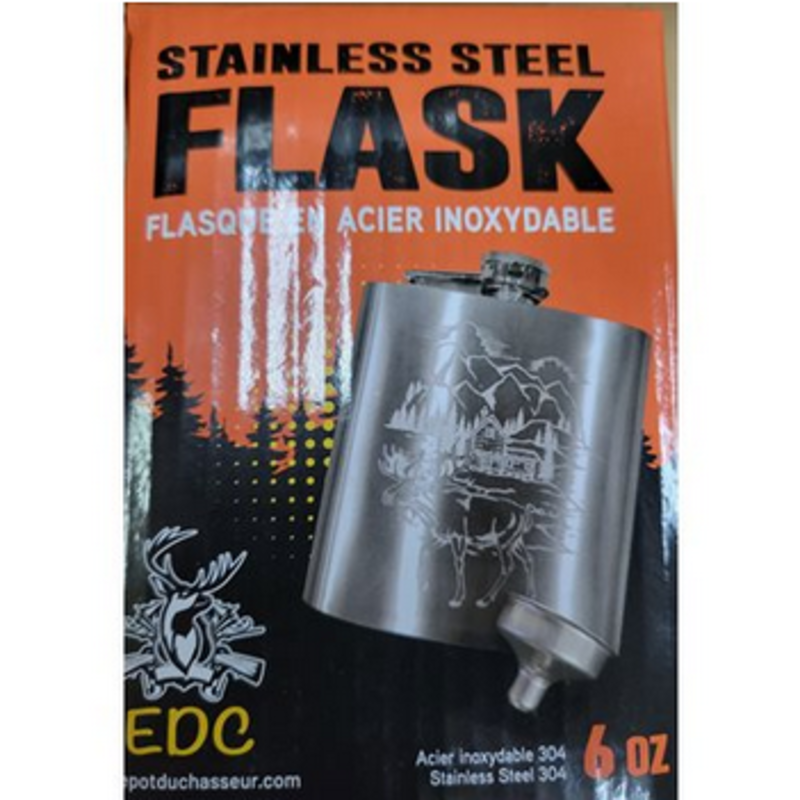 EDC Stainless Steel Flask (6oz)