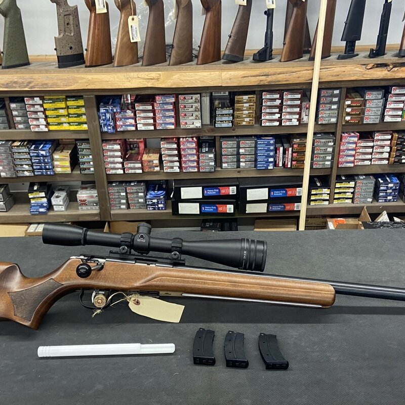 Anschutz 64 MPR 22lr w/Sightron SII 36x42mm w/Box and 3 mags