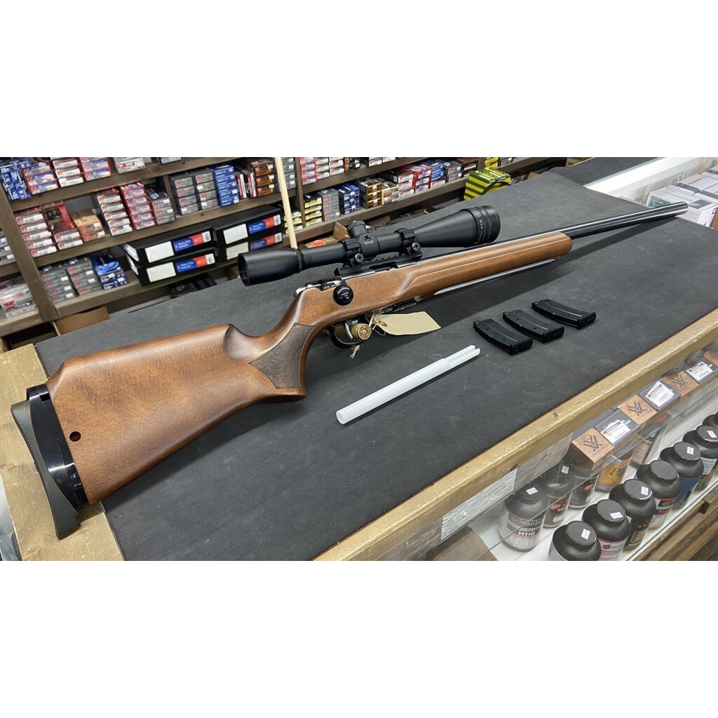 Anschutz 64 MPR 22lr w/Sightron SII 36x42mm w/Box and 3 mags