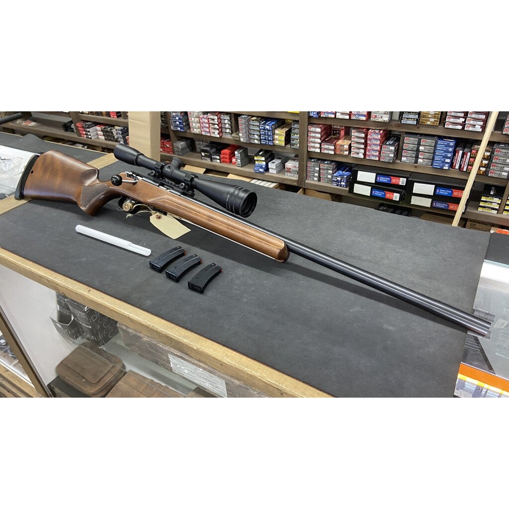 Anschutz 64 MPR 22lr w/Sightron SII 36x42mm w/Box and 3 mags