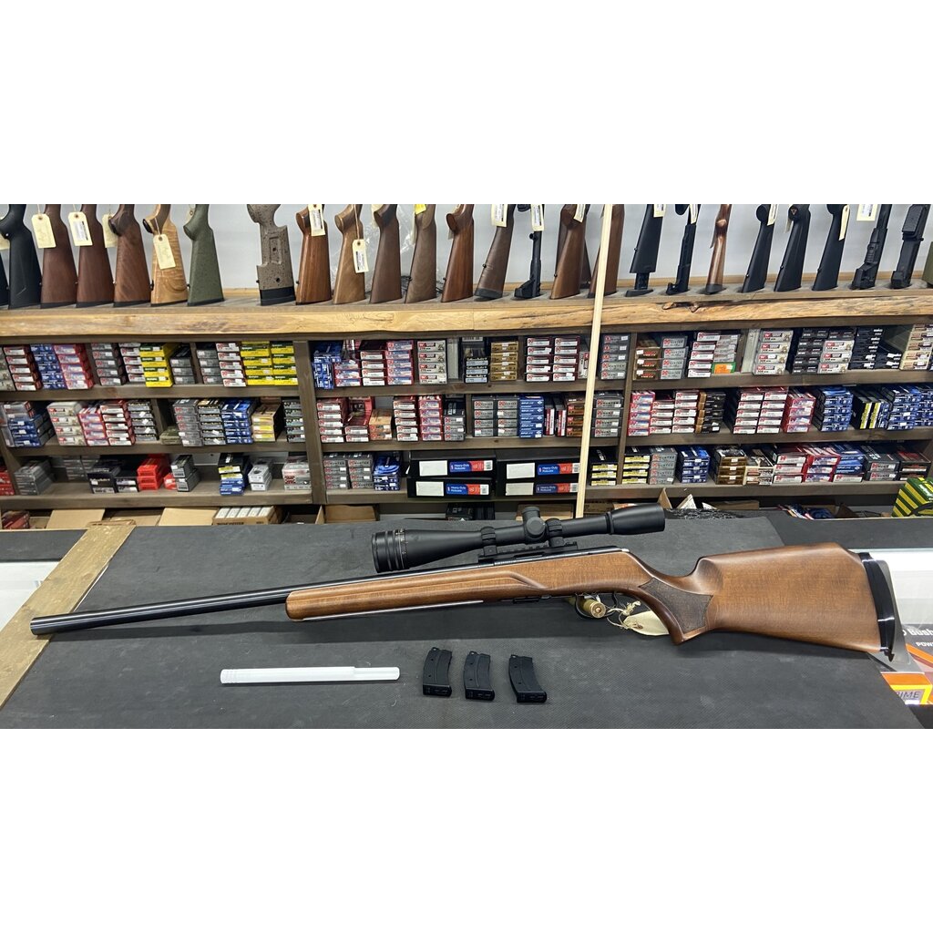 Anschutz 64 MPR 22lr w/Sightron SII 36x42mm w/Box and 3 mags