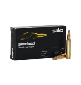 Sako Gamehead 222 Rem 55gr Soft Point (20pk)
