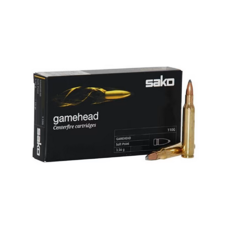 Sako Gamehead 222 Rem 55gr Soft Point (20pk)