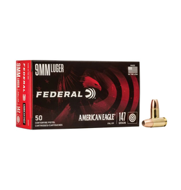 Federal American Eagle 9mm 147gr (50pk)
