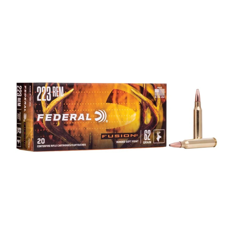 Federal Fusion .223 Rem 62gr Bonded SP (20pk)