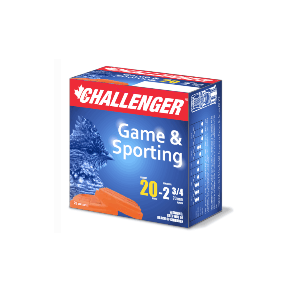 Challenger Challenger Sporting High Velocity 20 Gauge 7/8oz, 2 3/4", #6 (25pk)