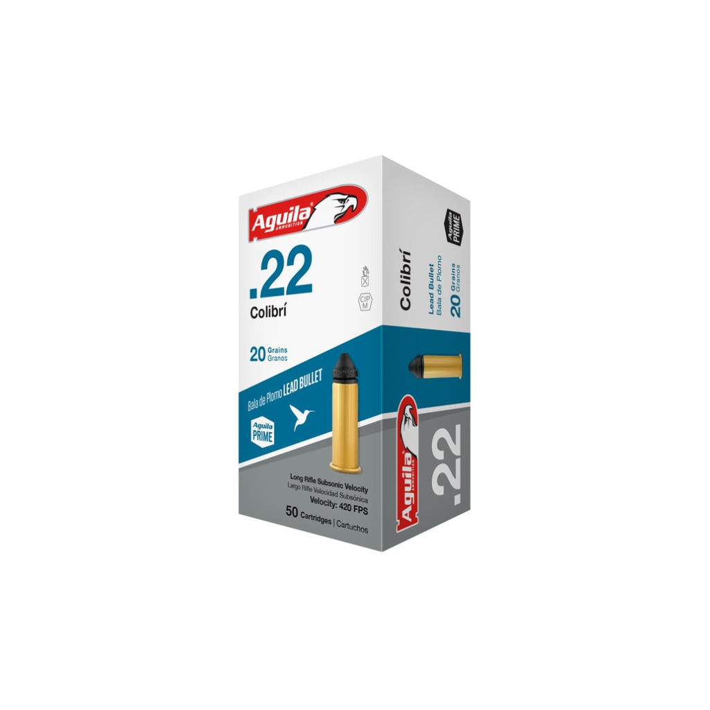 Aguila 22lr Colibri 20gr (50pk)