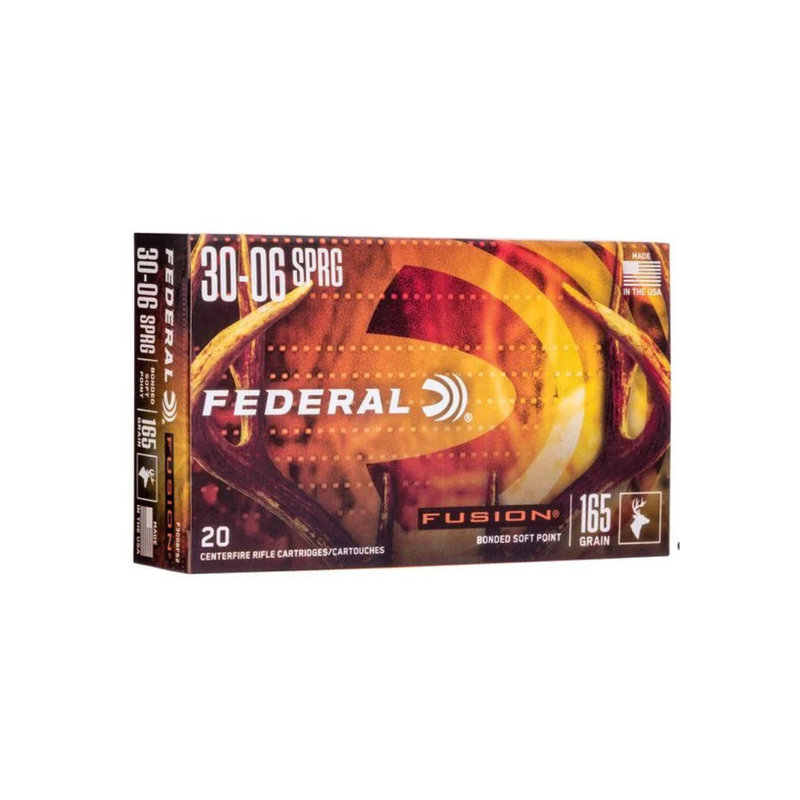 Federal Fusion 30-06 SPRG 165gr Bonded Soft Point (20pk)