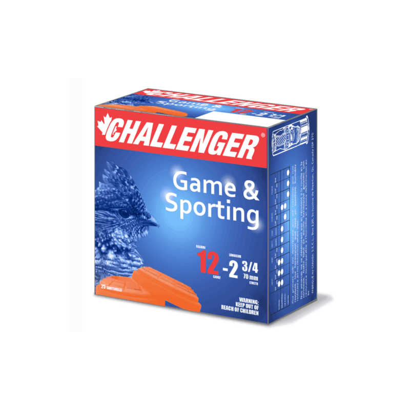 Challenger 12ga 2 3/4" #2 Lead 1 1/8oz (25pk)