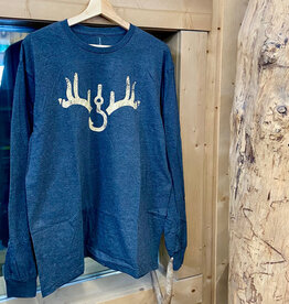 RRO Long Sleeve Tee, Pitch Black Mist