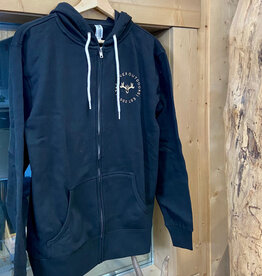 RRO Full Zip Sweater, Lightweight, Black