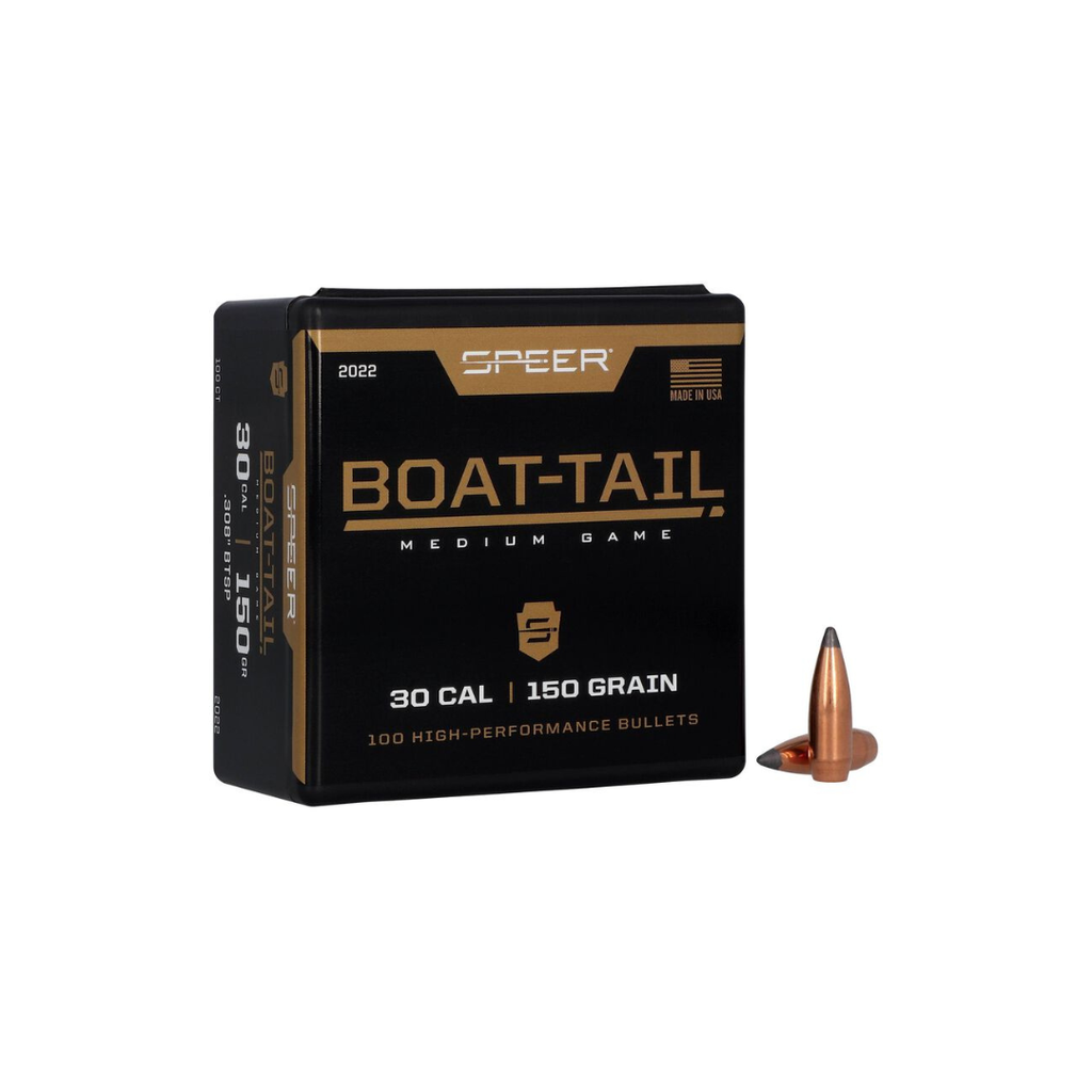 Speer Bullets 30cal .308 dia 150gr Spitzer BT (100pk)