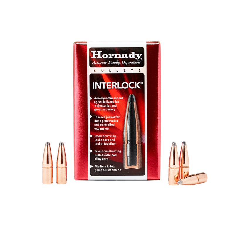 Hornady Interlock 303 Cal .312 Diameter 174 gr RN Bullets #3130 (100 Pk)