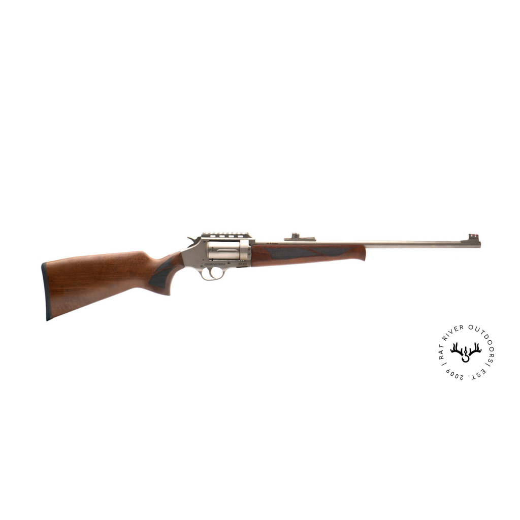 Federation Arms RS-410 Nickle Revolver action 20" Barrel