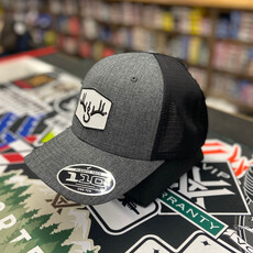 RRO Flexfit 110 Mesh-Back Cap- 110M (Charcoal/Black)