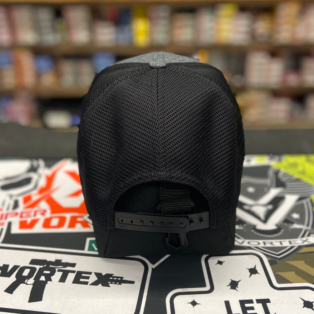 RRO Flexfit 110 Mesh-Back Cap- 110M (Charcoal/Black)
