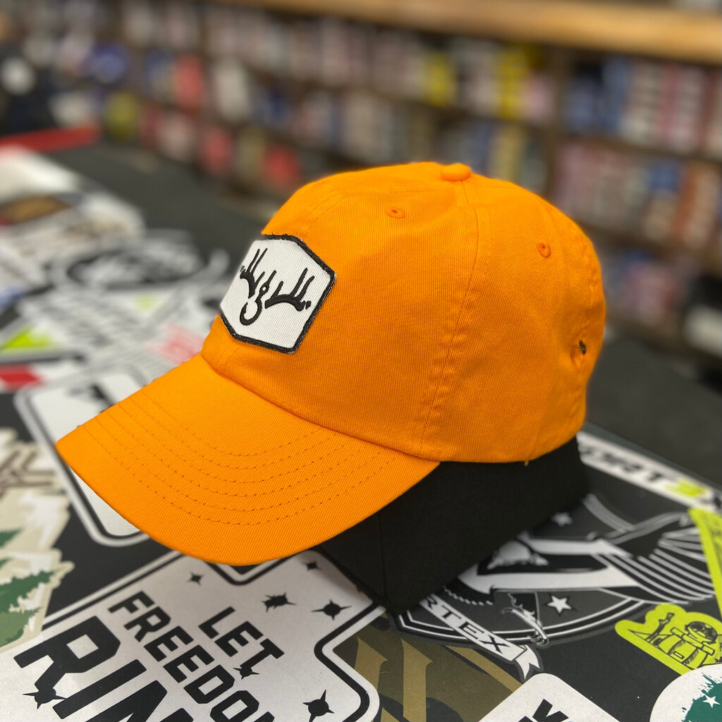 RRO Bio-Washed Classic Dad Hat (Neon orange)