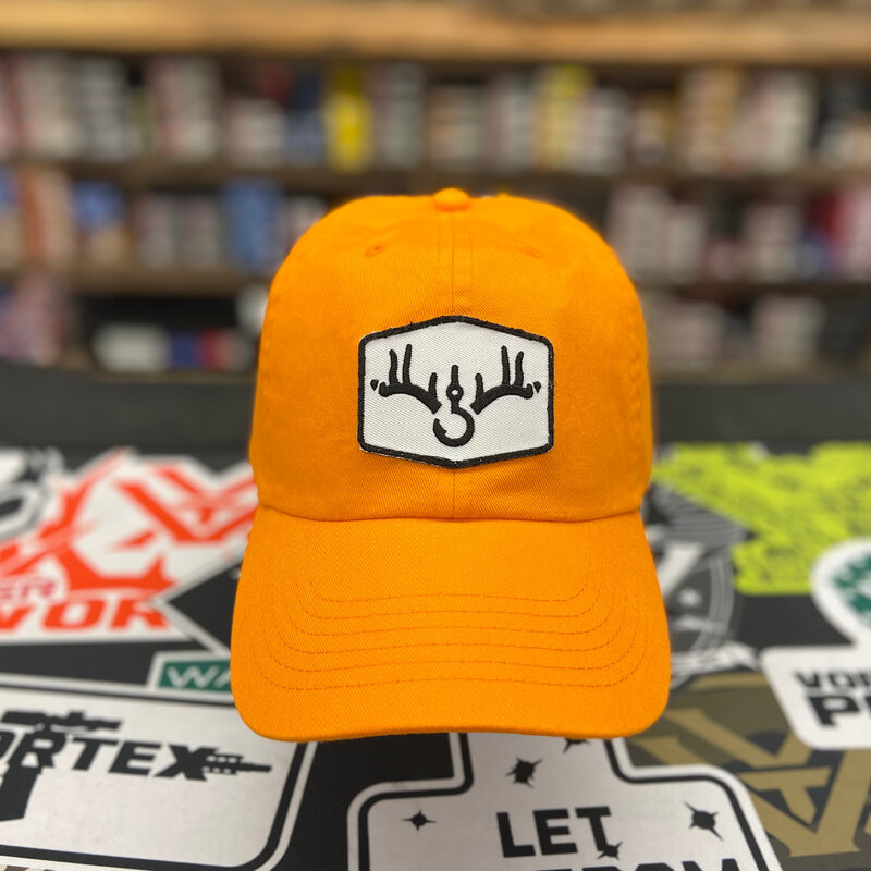 RRO Bio-Washed Classic Dad Hat (Neon orange)