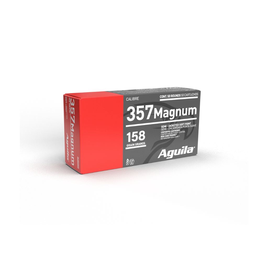 Aguila 357 Magnum 158gr Semi-Jacketed SP (50pk)