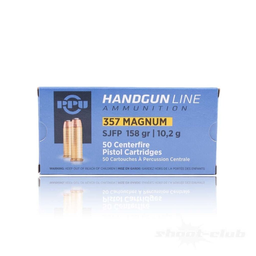 PPU Prvi Partizan 357 Mag 158gr SJFP (50pk)