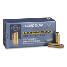 PPU Handgun Line 44 Rem Mag SJFP 300gr (50pk)