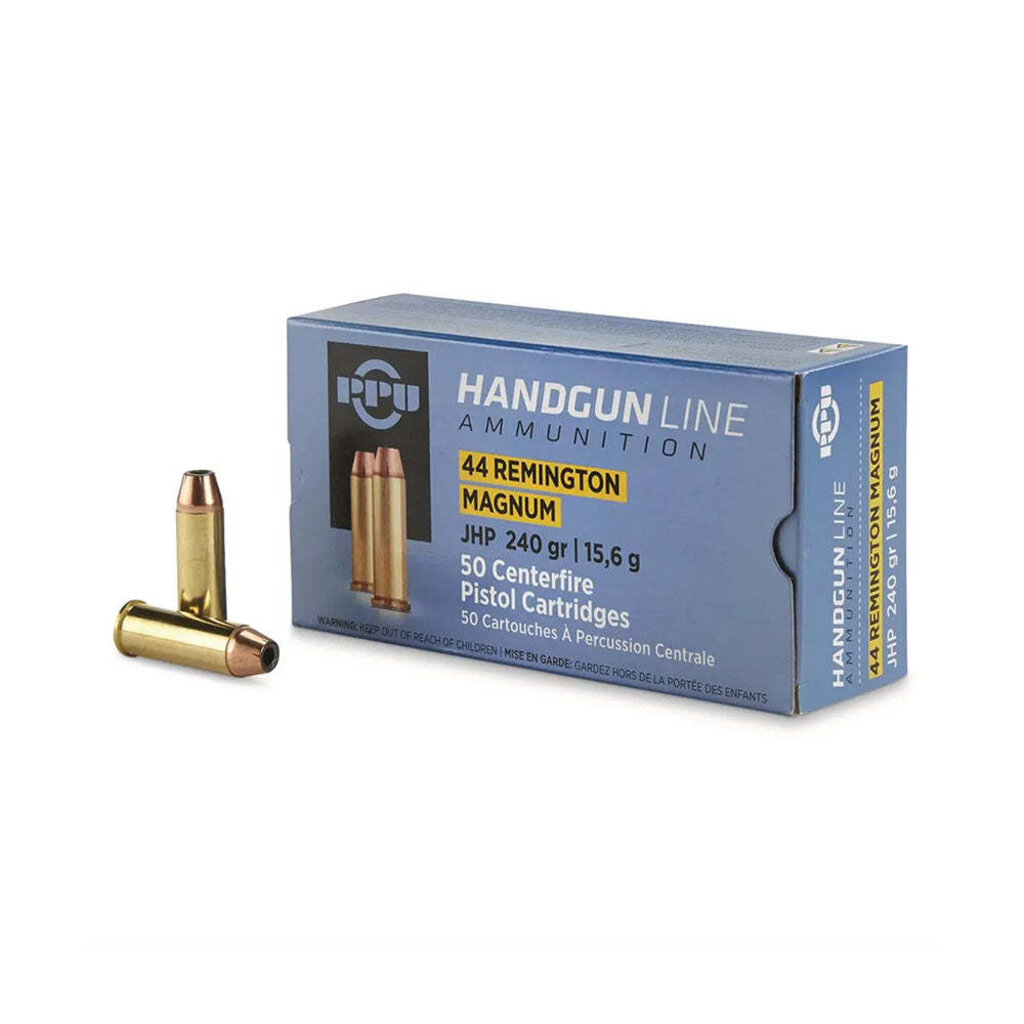 PPU Handgun Line 44 Rem Mag JHP 240gr (50pk)