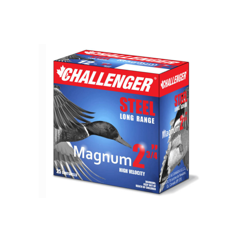 Challenger 12ga 2 3/4" #4 Steel 1 1/4oz (25pk)