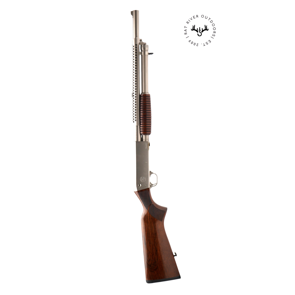 EGE Arms PA37 12ga 3", 18.5" Nickel Plated, Walnut Stock