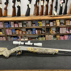 CVA Optima Stainless Camo .50cal w/Bushnell 3-9x40mm & Box