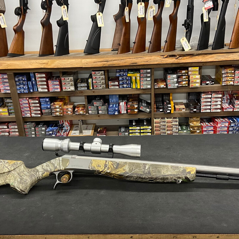 CVA Optima Stainless Camo .50cal w/Bushnell 3-9x40mm & Box