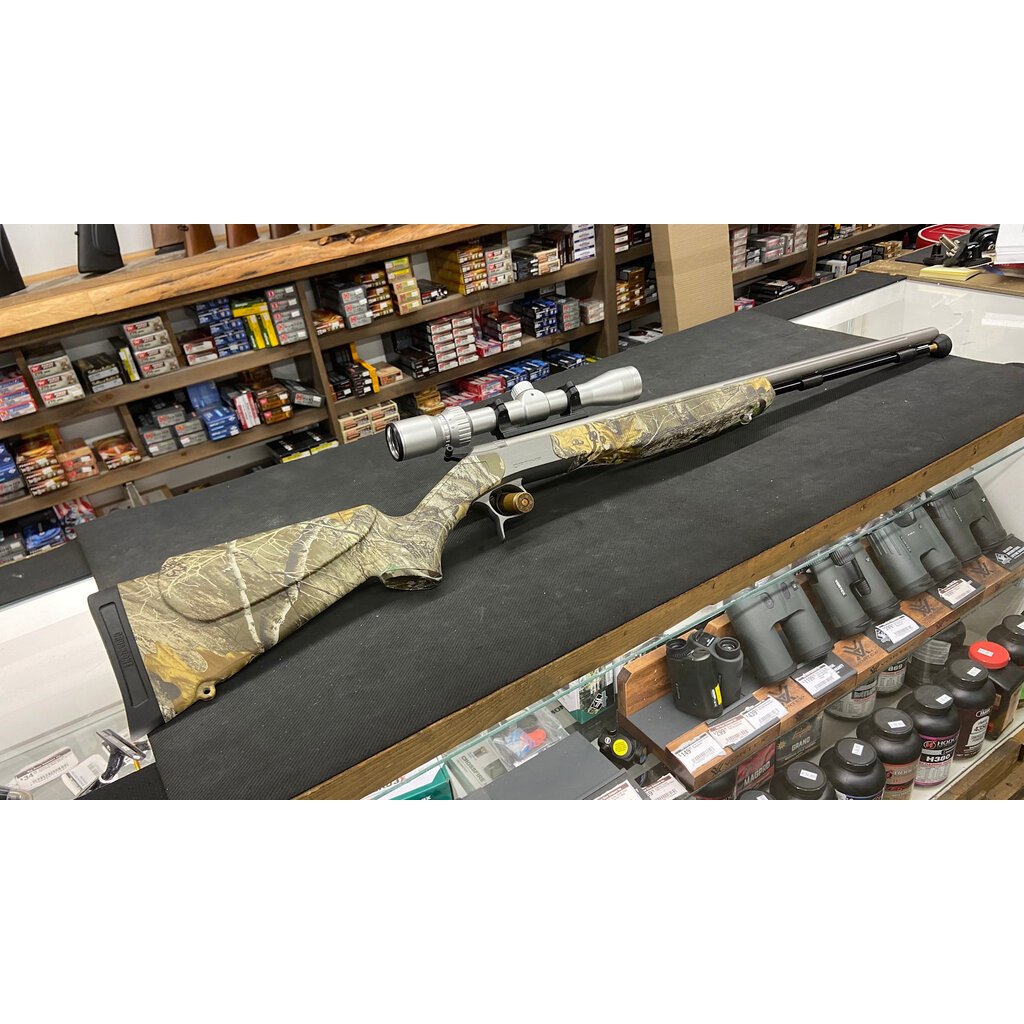 CVA Optima Stainless Camo .50cal w/Bushnell 3-9x40mm & Box