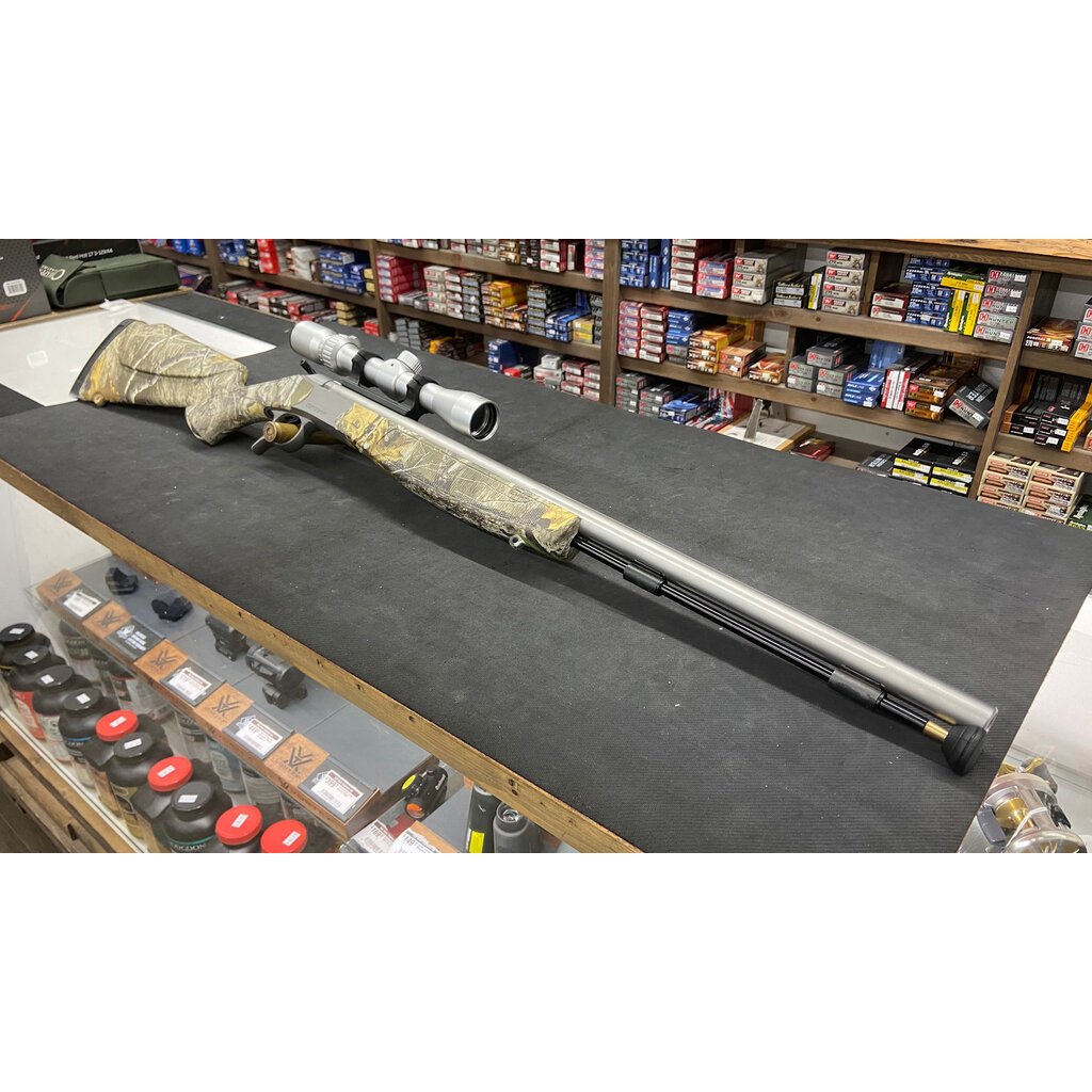 CVA Optima Stainless Camo .50cal w/Bushnell 3-9x40mm & Box