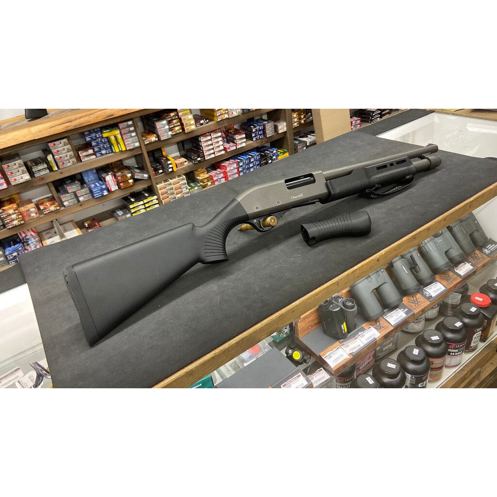 Churchill Shockwave 12ga 15" Barrel Pump Action