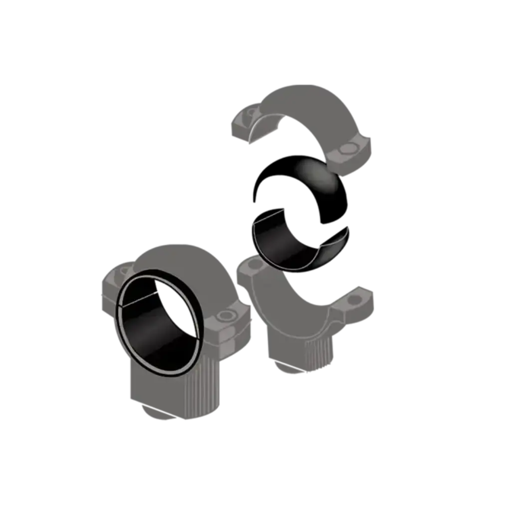 Burris Pos-Align Offset Insert Kit for 1" Signature Rings