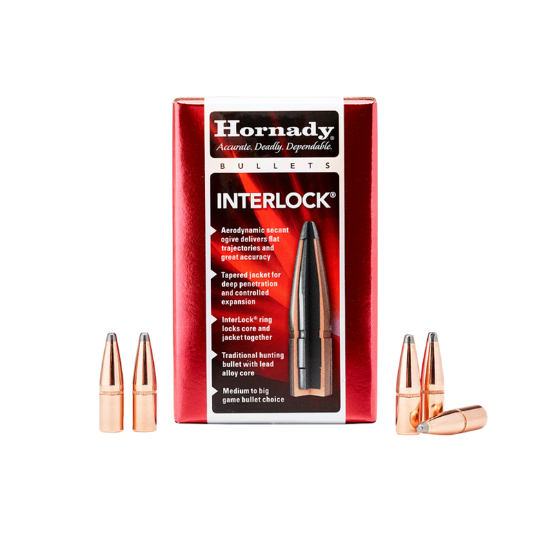 Hornady BTSP 7mm .284 Diameter 162 gr Interlock (100pk)