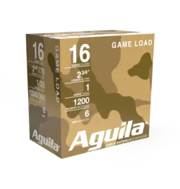 Aguila 16ga 2 3/4" 1oz #6 1200 fps (25pk)
