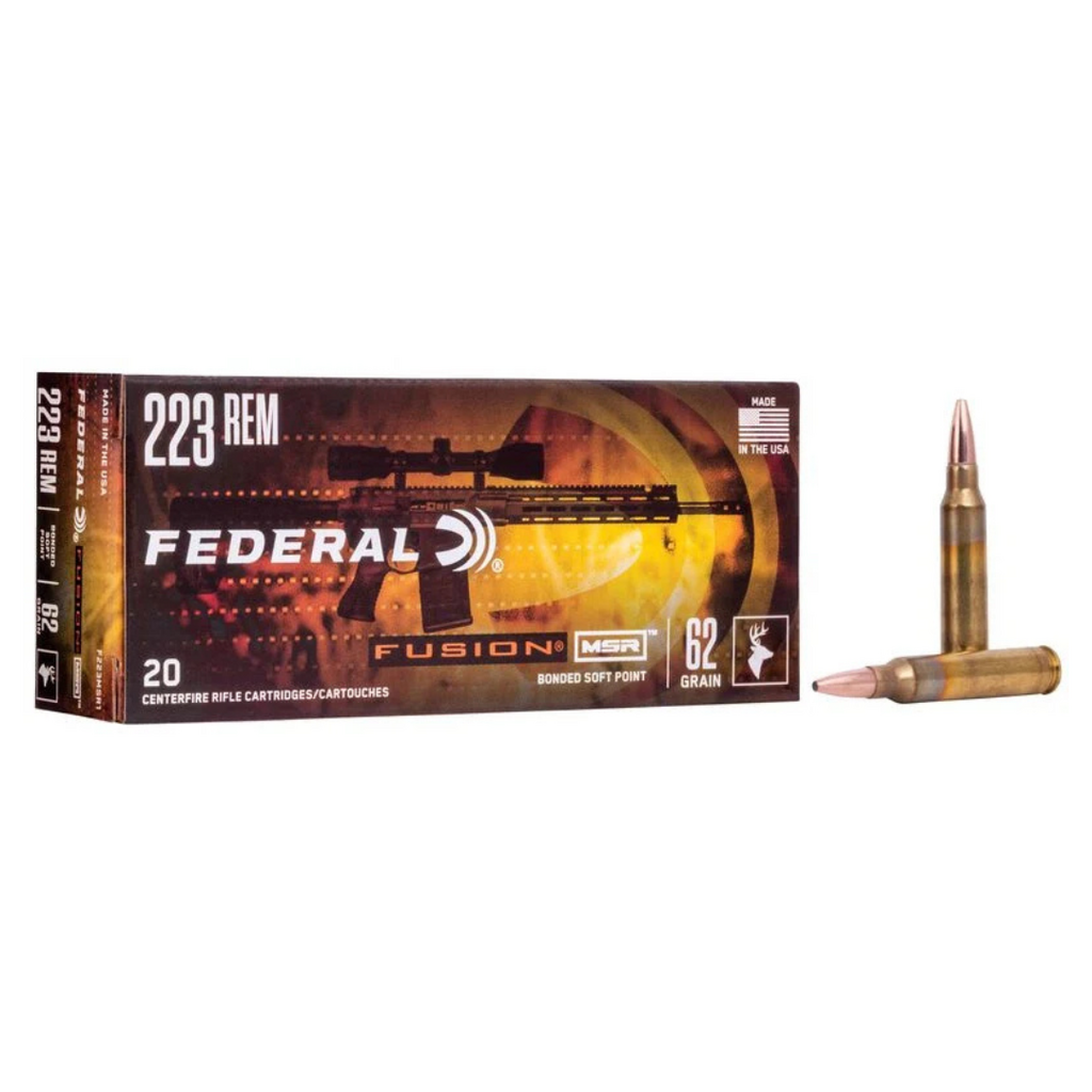 Federal Fusion 223 Rem 62gr MSR (20pk)