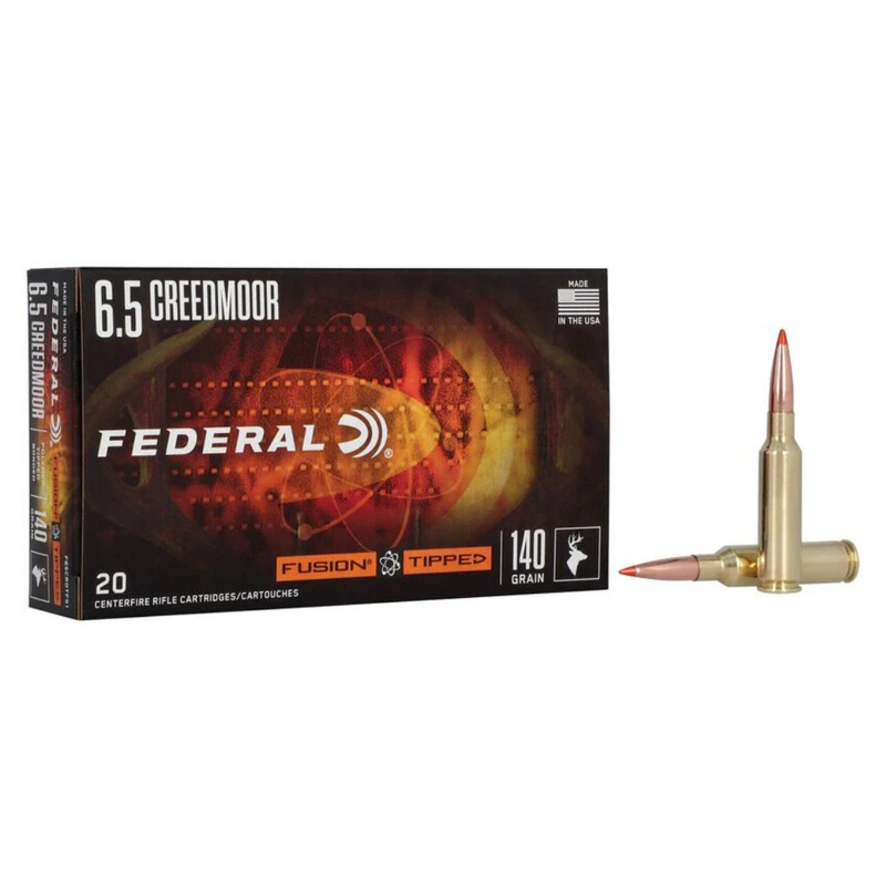 Federal Fusion Tipped  6.5 Creedmoor 140gr (20pk)