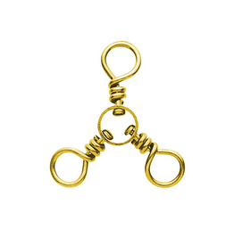 Eagle Claw 3-Way Swivel sz 4 (4pk)