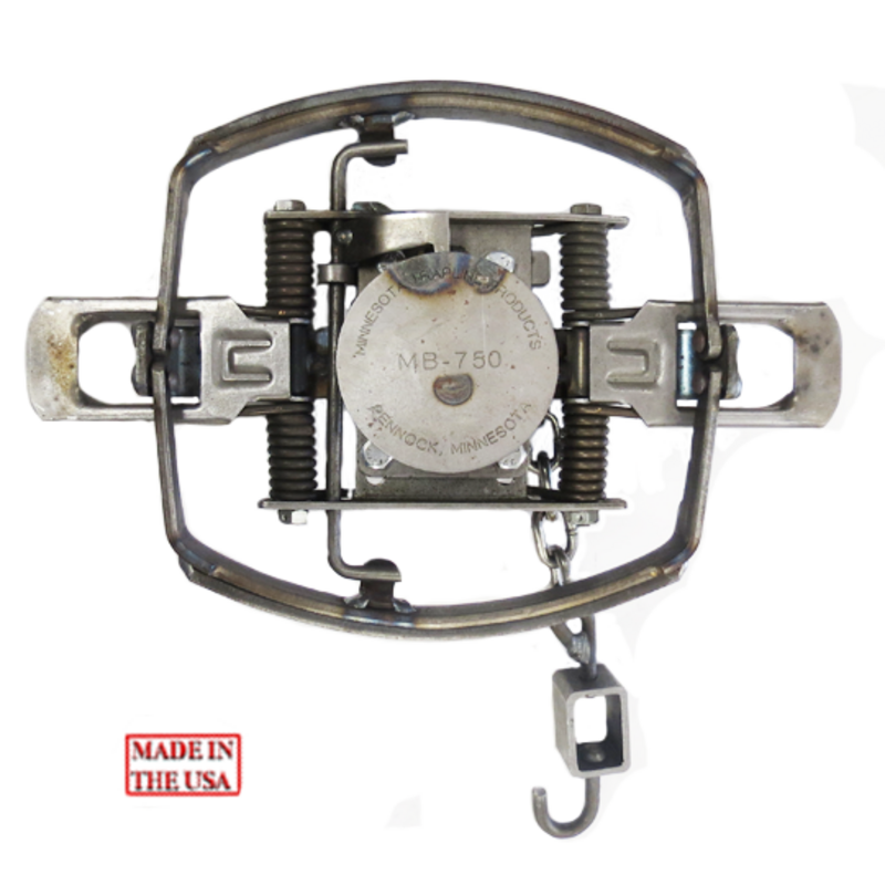 Minnesota Trapline products Trapline off-set coil spring trap MB-750 Offset Laminated Dogless