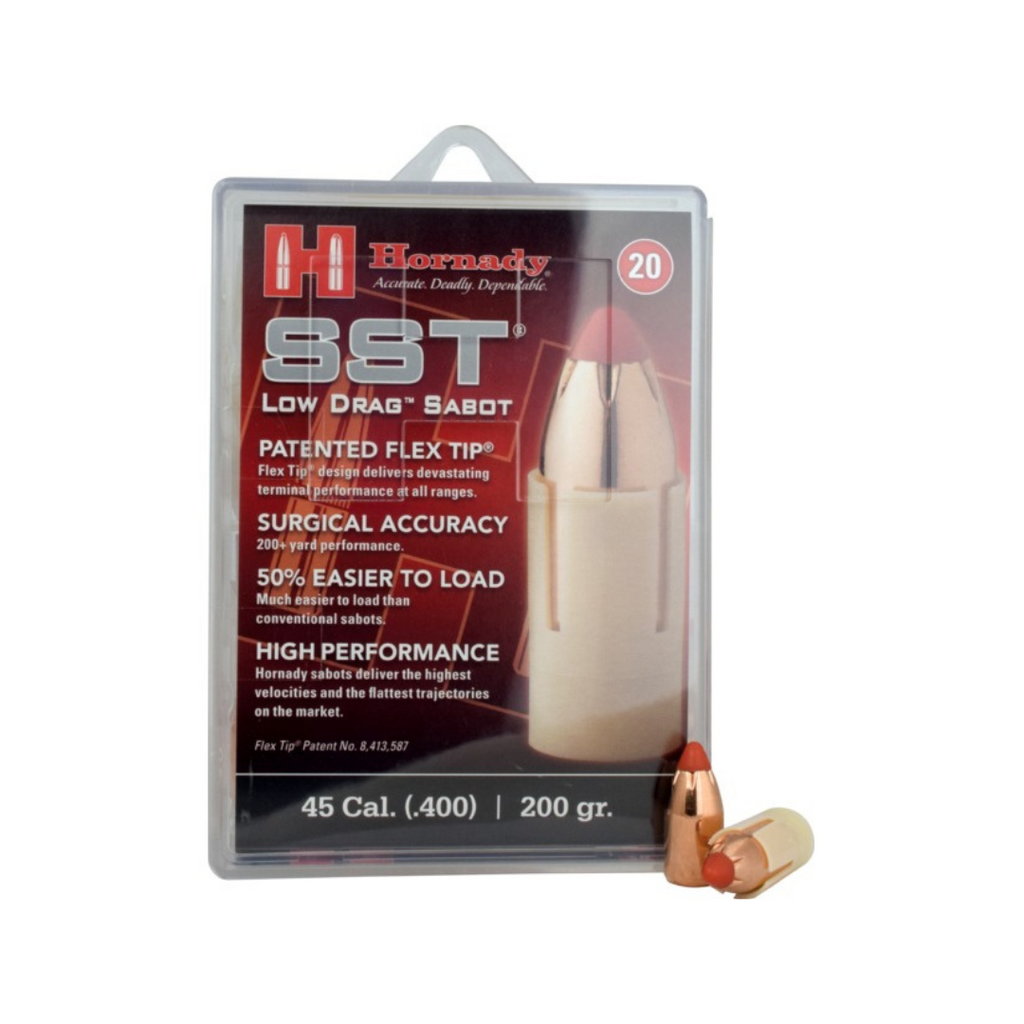Hornady SST Low Drag Sabot 45 cal 200gr Muzzleloading Bullets (20 Pk)