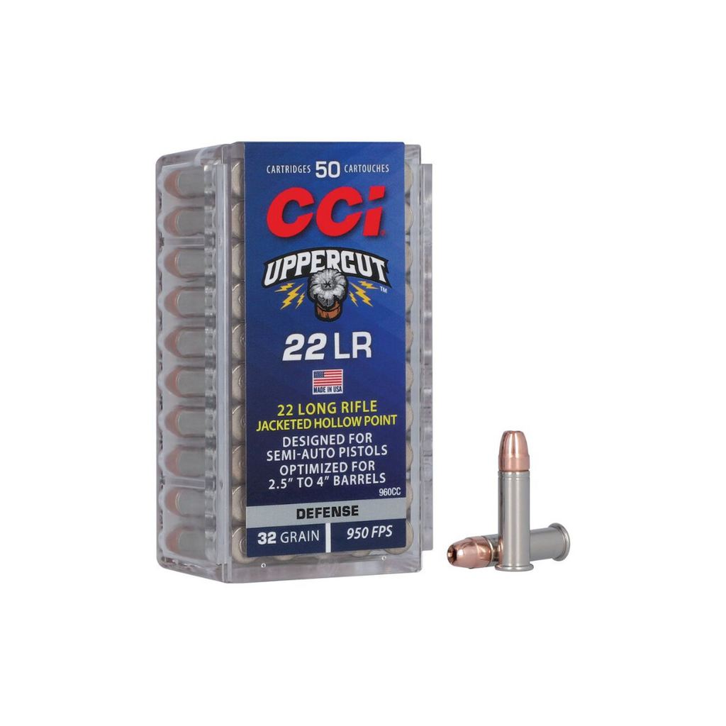 CCI Uppercut Defence 22lr 32gr JHP (50pk)