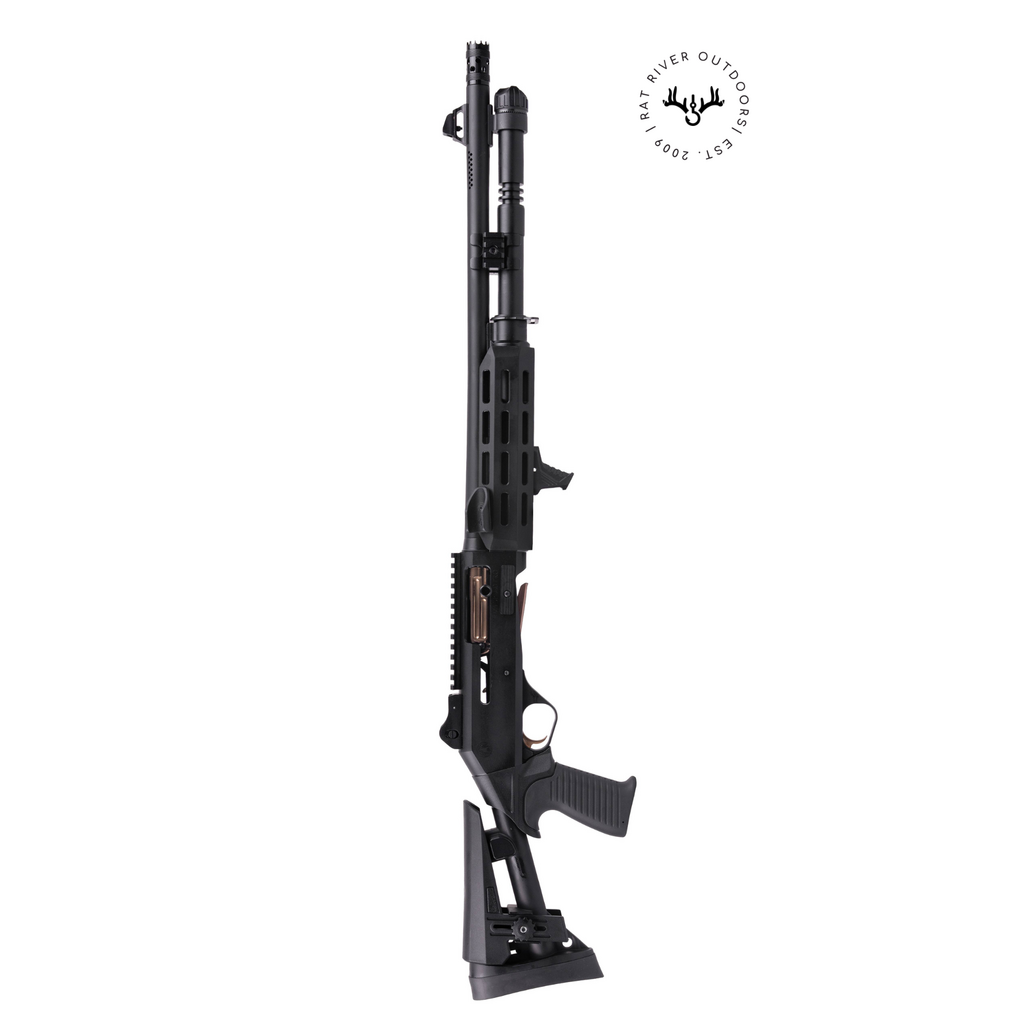 EGE Panzer Arms M4 Speed Pro 12ga Black Titanium 18.6"