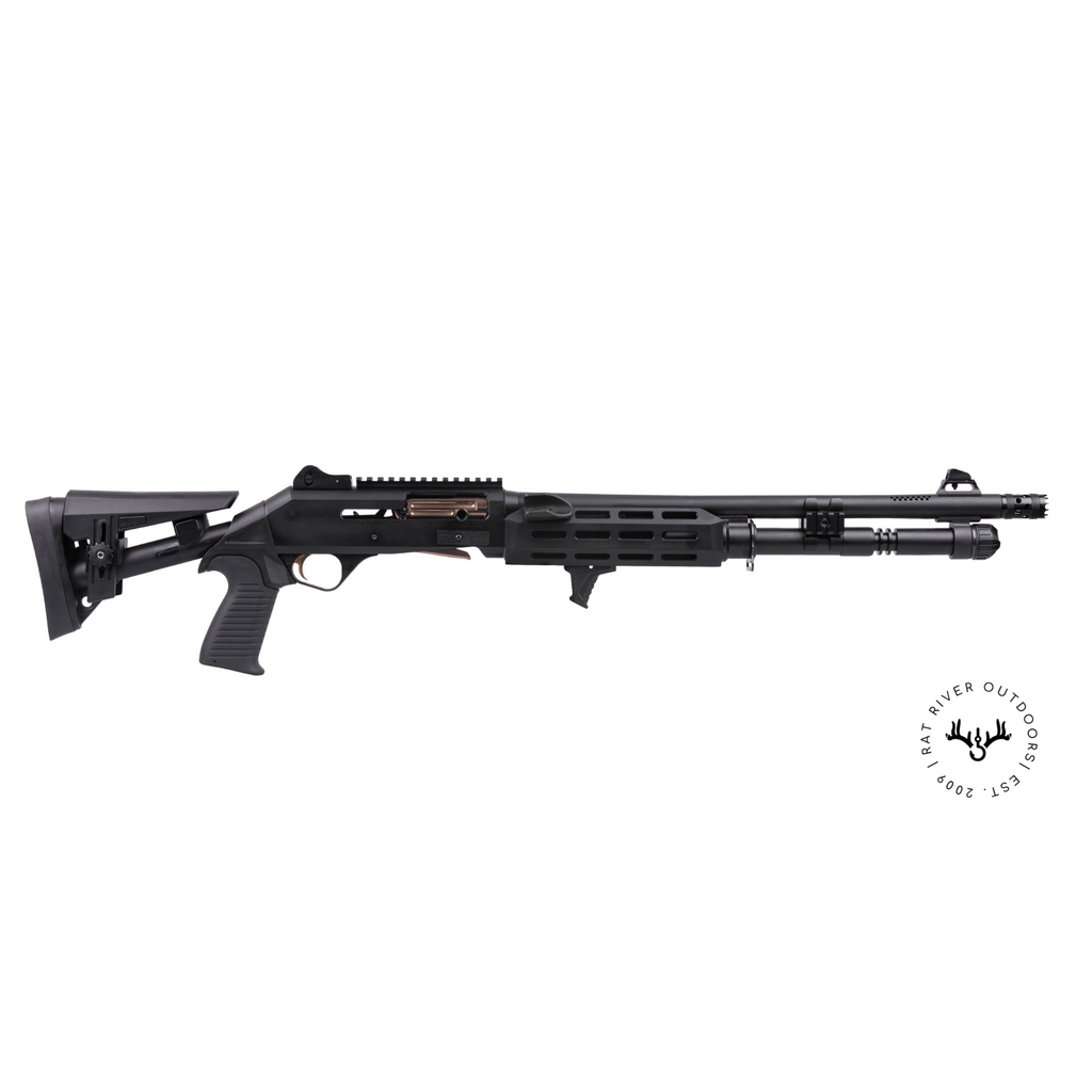 EGE Panzer Arms M4 Speed Pro 12ga Black Titanium 18.6"
