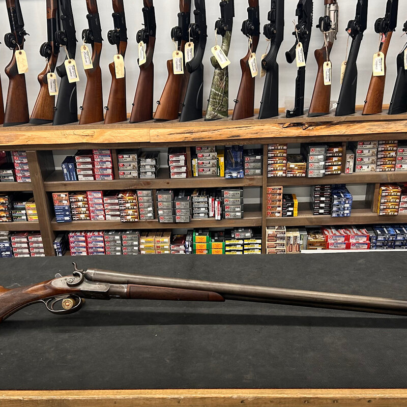 Alger Arms Co. SxS External Hammers 12ga 30" Damascus Barrels