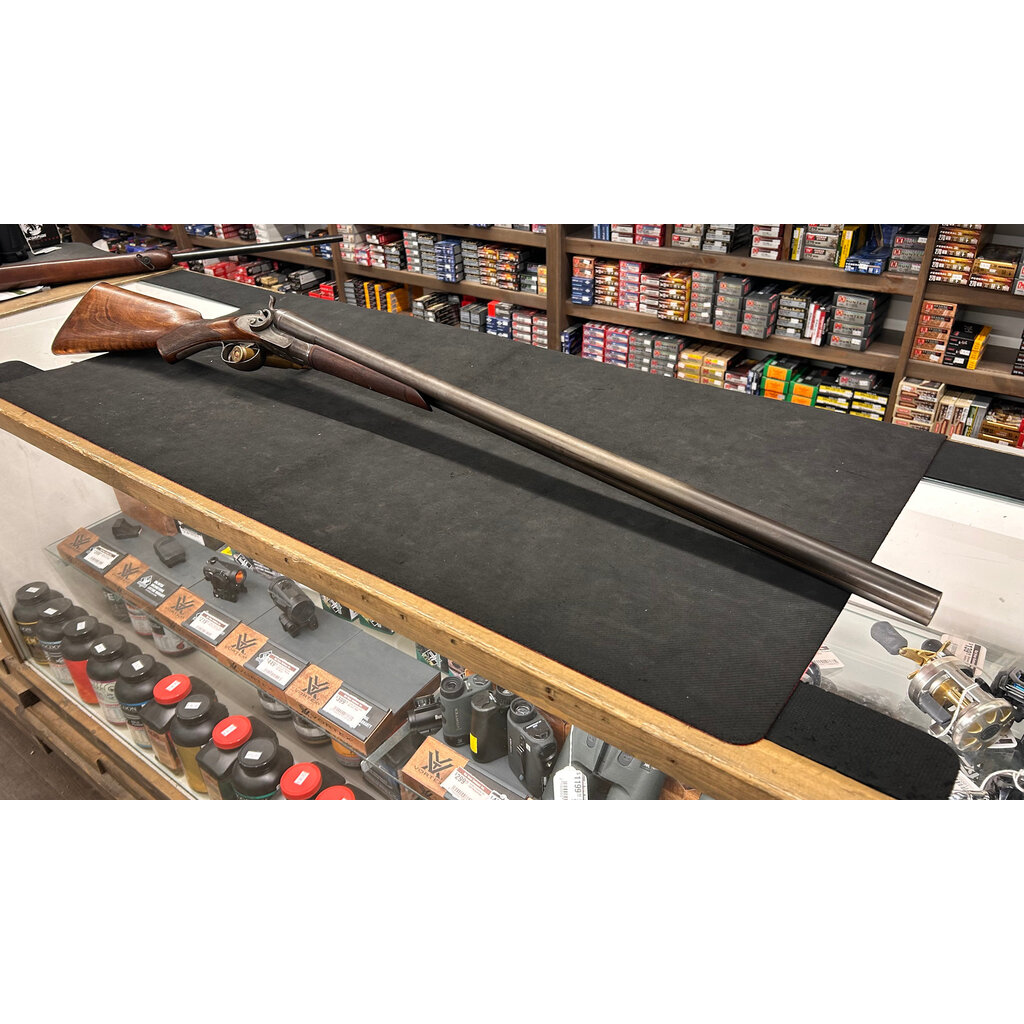 Alger Arms Co. SxS External Hammers 12ga 30" Damascus Barrels