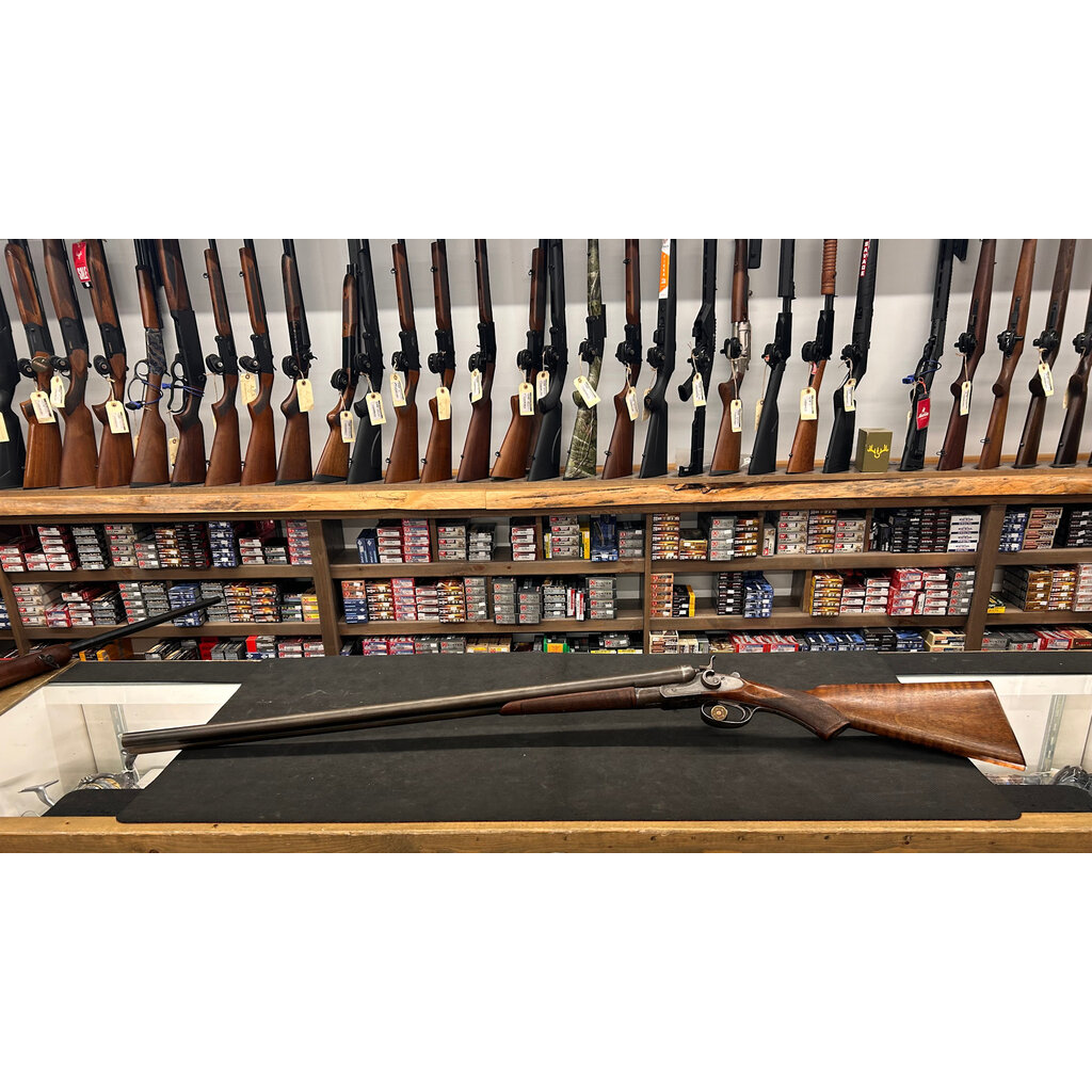Alger Arms Co. SxS External Hammers 12ga 30" Damascus Barrels