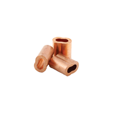 Double Ferrules Copper 3/64 Cable Size (100pk)